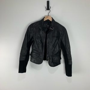Bebe Black Leather Jacket